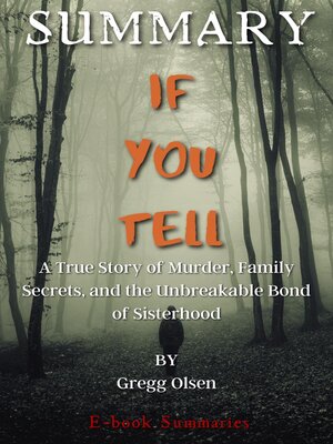 cover image of Summary of If You Tell